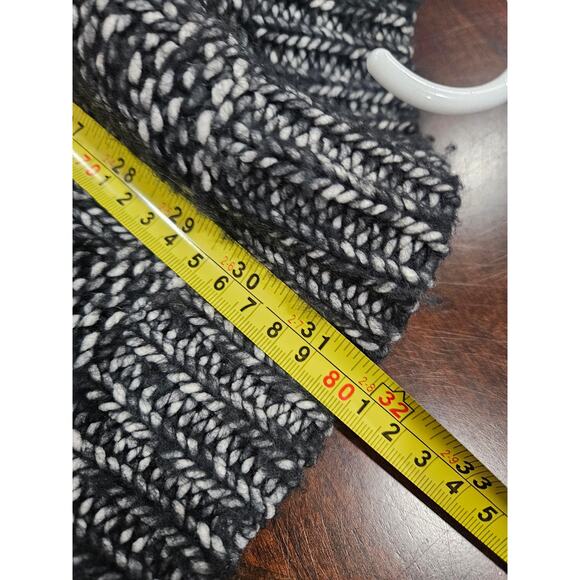 Soft Surroundings Marled 1/2 Zip Funnel Neck Sweater Tunic Lagenlook 3X Gray - Picture 6 of 6